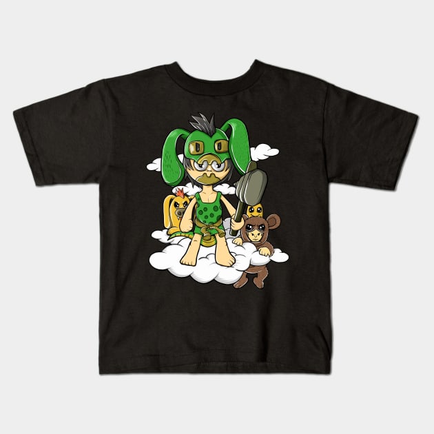 little warrior Kids T-Shirt by ReasArt